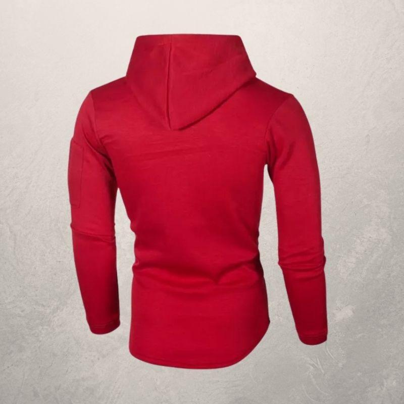 Leino | Men’s Long-Sleeved Textured Hoodie