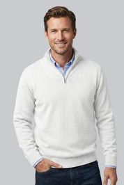 Men’s Chunky Jumper with Ribbed Cuffs and Long Sleeves