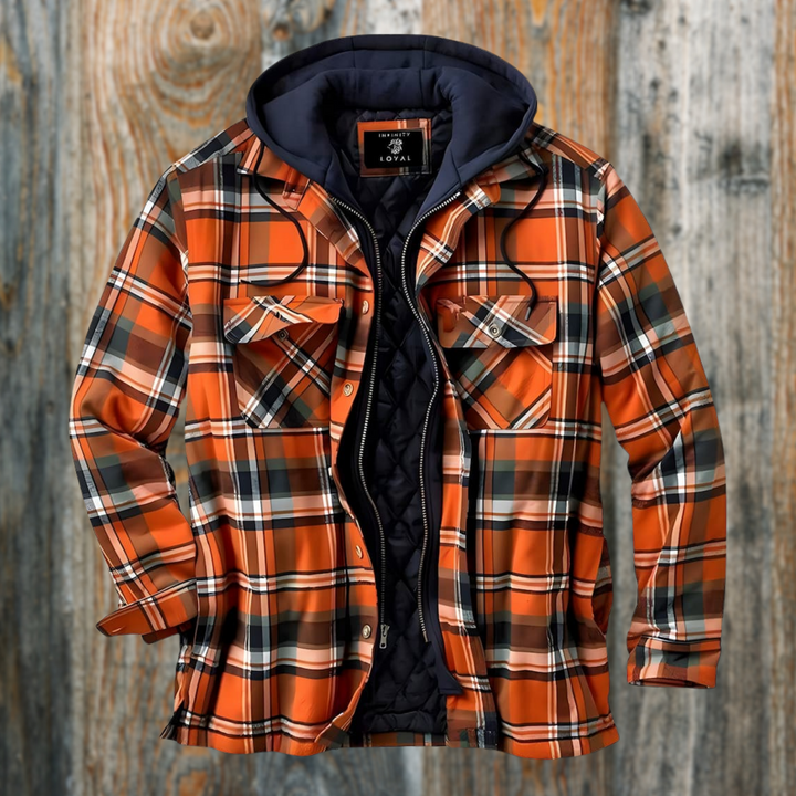 Lumbero | Men’s Warm Checked Shirt Jacket