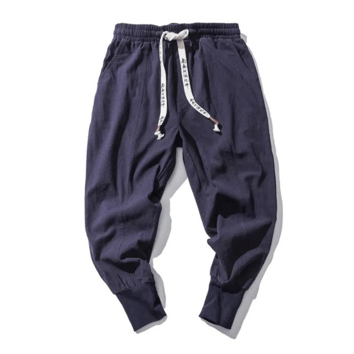 Kezno | Men’s Drop-Crotch Cotton Blend Pants