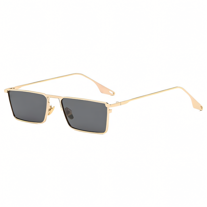 Bridget | Women’s Rectangular Gold Tone Sunglasses