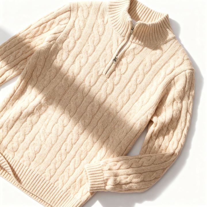 Colin | Men’s Cotton Cable Knit Sweater