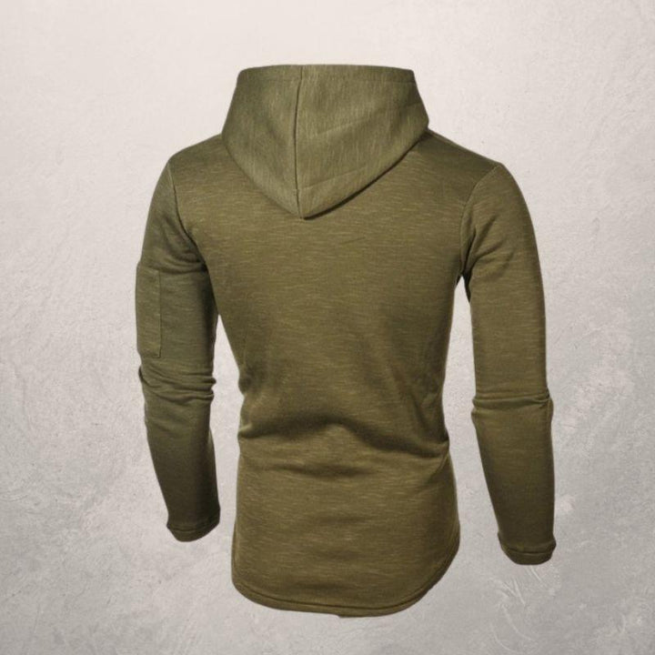 Leino | Men’s Long-Sleeved Textured Hoodie