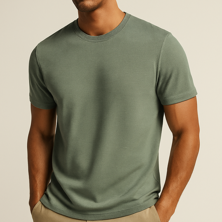 Ruale | Men’s Waffle Knit Summer Tee