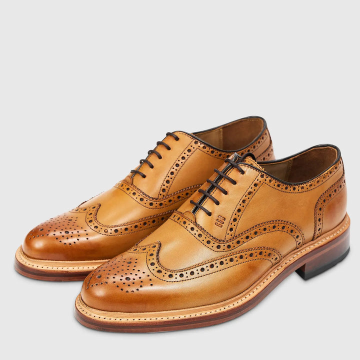 Levet | Men’s Full-Brogue Oxford Shoes