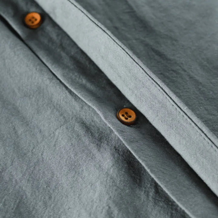 Hikaru | Men’s Japanese-Inspired Linen Cotton Shirt