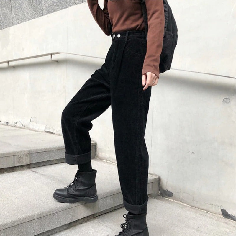 Norilyn | Women’s Elegant Corduroy Trousers