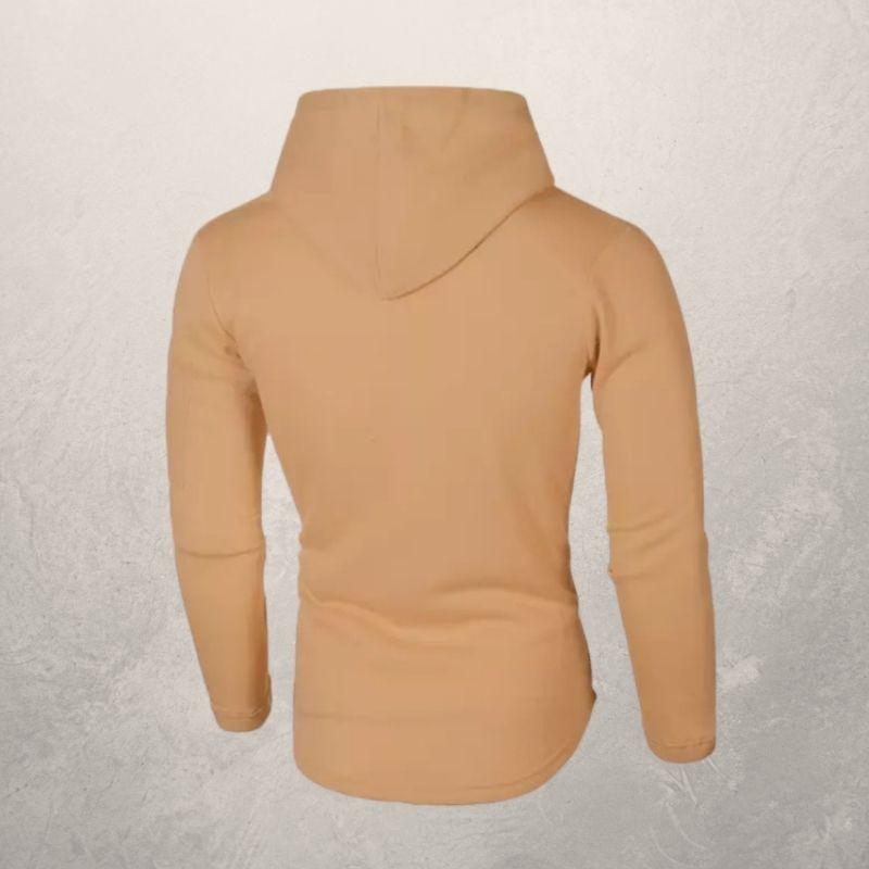 Leino | Men’s Long-Sleeved Textured Hoodie