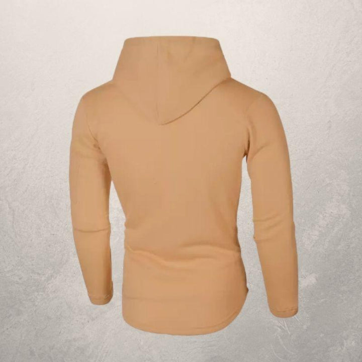 Leino | Men’s Long-Sleeved Textured Hoodie