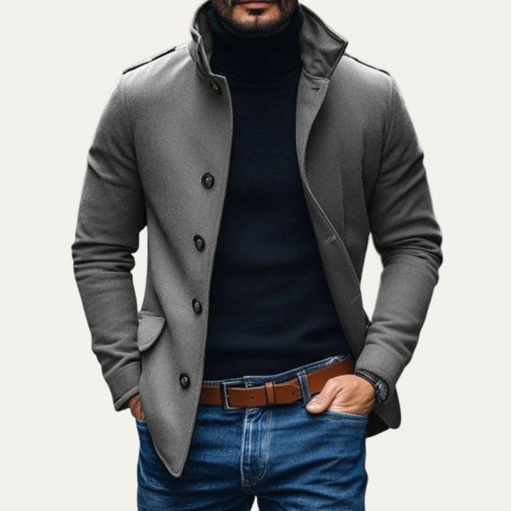 Prinde | Men’s Button Overcoat