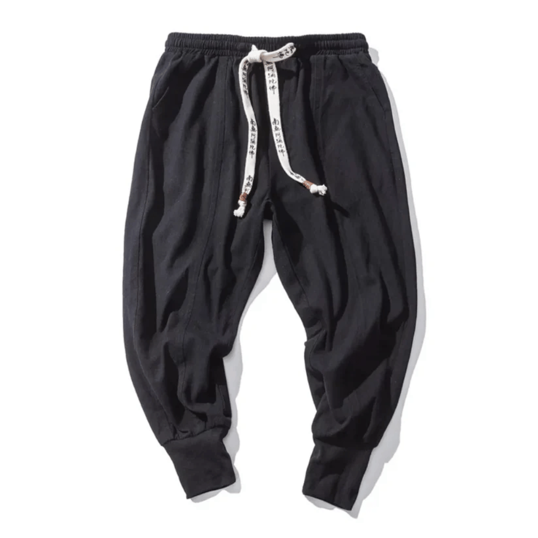 Kezno | Men’s Drop-Crotch Cotton Blend Pants
