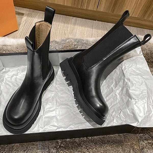 Valerianie | Women’s Leather Mid-Calf Boots