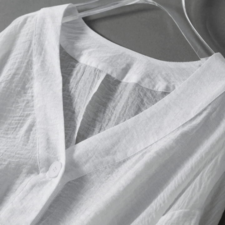 Serena | Women’s Linen Batwing Blouse