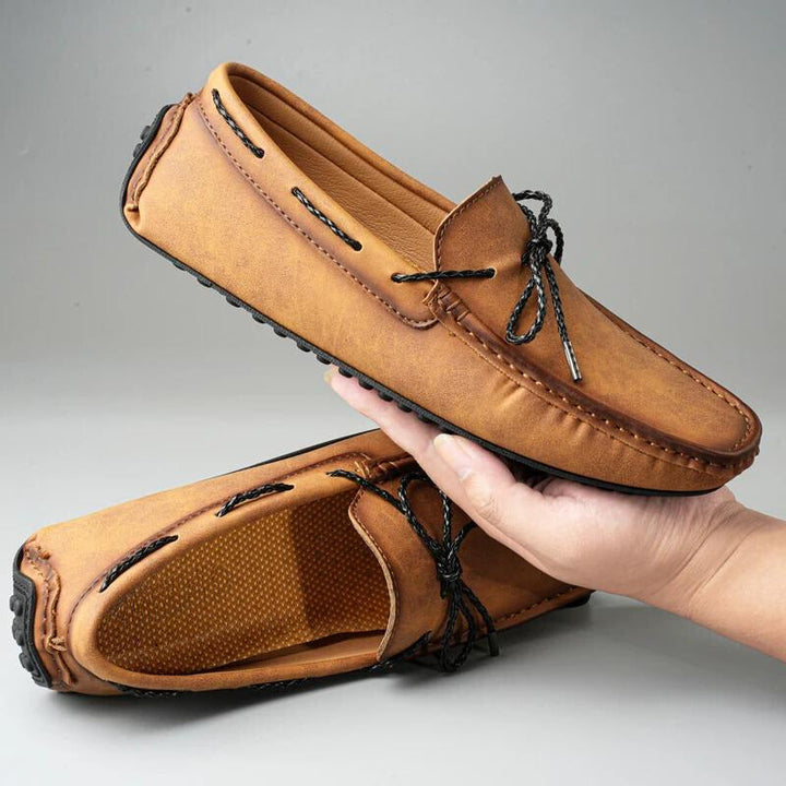Marcelli | Men’s Genuine Leather Comfort Loafers