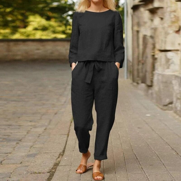 Luciana | Women’s Lightweight Linen Loungewear Set