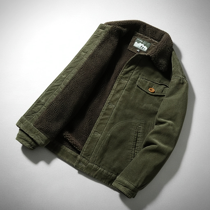 Brooks | Men’s Corduroy Fleece Lined Jacket