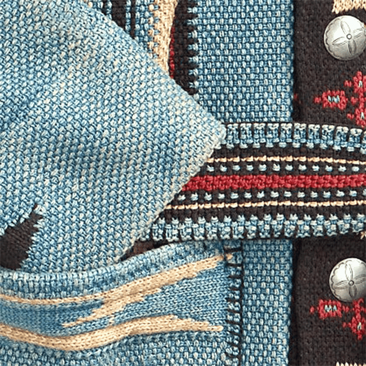 Ceno | Men’s Western Wool Cardigan