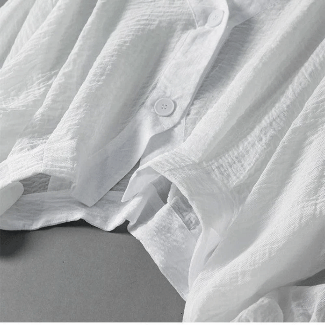 Serena | Women’s Linen Batwing Blouse
