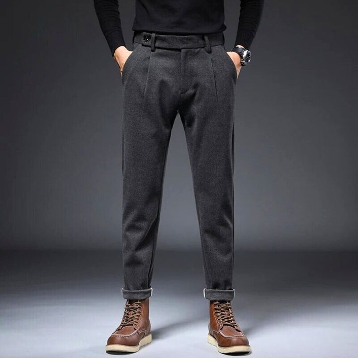 Asher | Men’s Tailored Soft Fabric Trousers