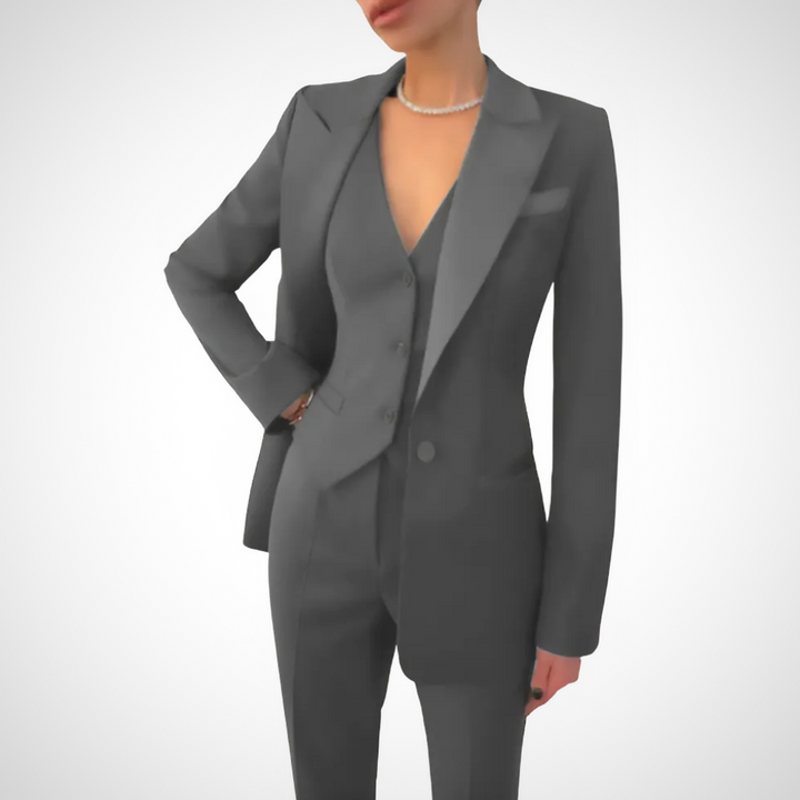 Angel | Women’s Elegant Tailored Three-Piece Suit