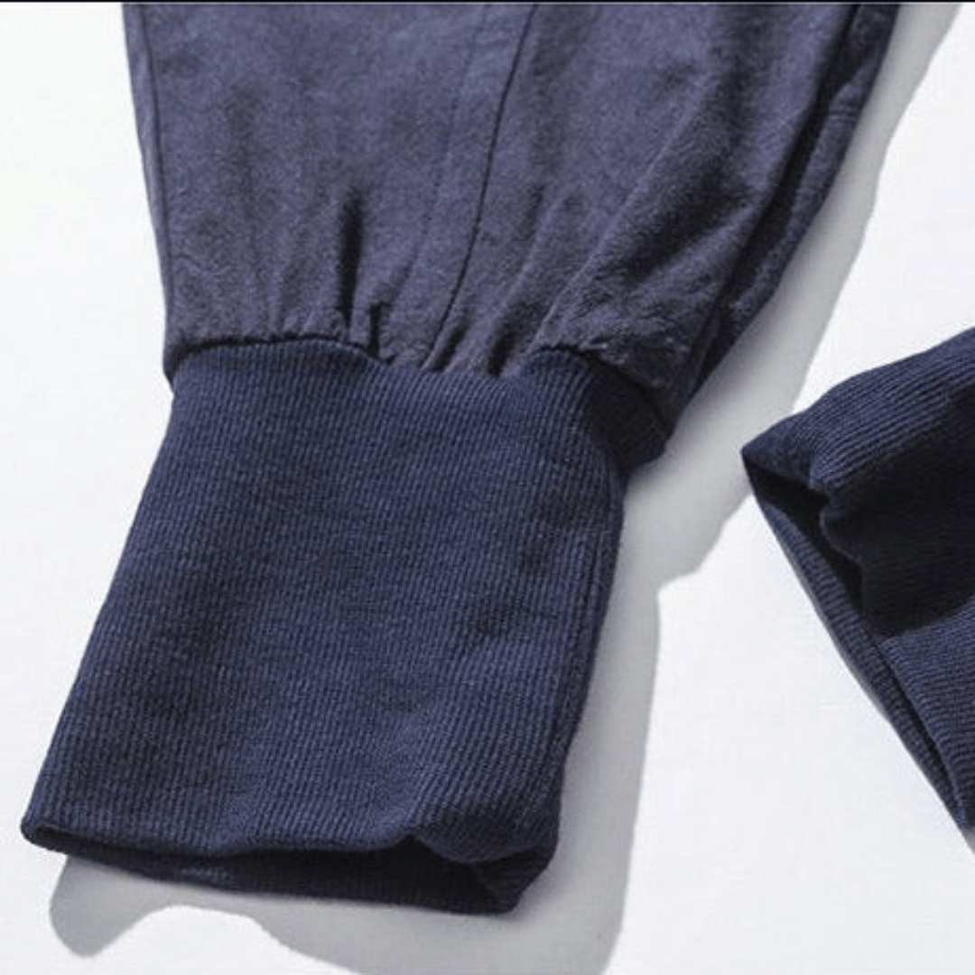 Kezno | Men’s Drop-Crotch Cotton Blend Pants