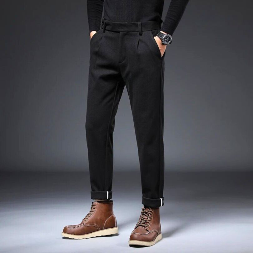 Asher | Men’s Tailored Soft Fabric Trousers