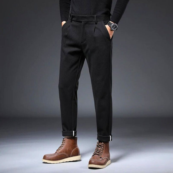 Asher | Men’s Tailored Soft Fabric Trousers