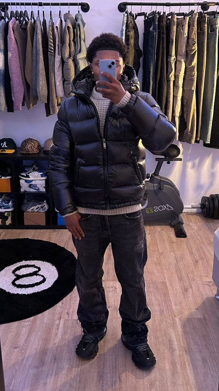 Glossy | Men’s High-Shine Winter Puffer Jacket