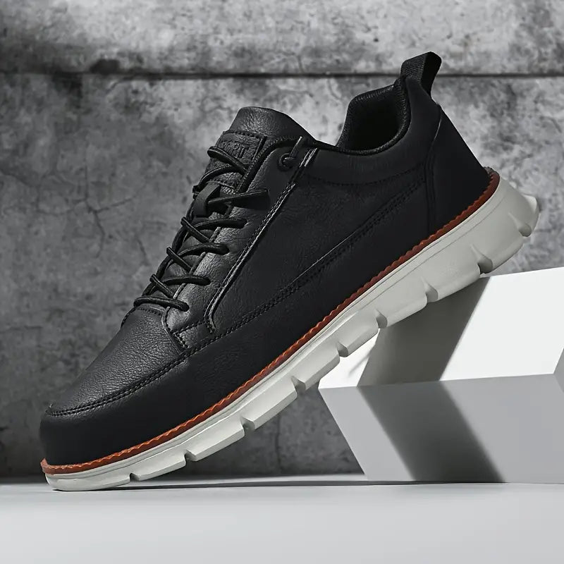 Tolleric | Men’s Ergonomic Leather Sneakers