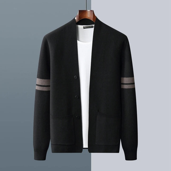 Wilmar | Men’s Striped Merino Wool Cardigan