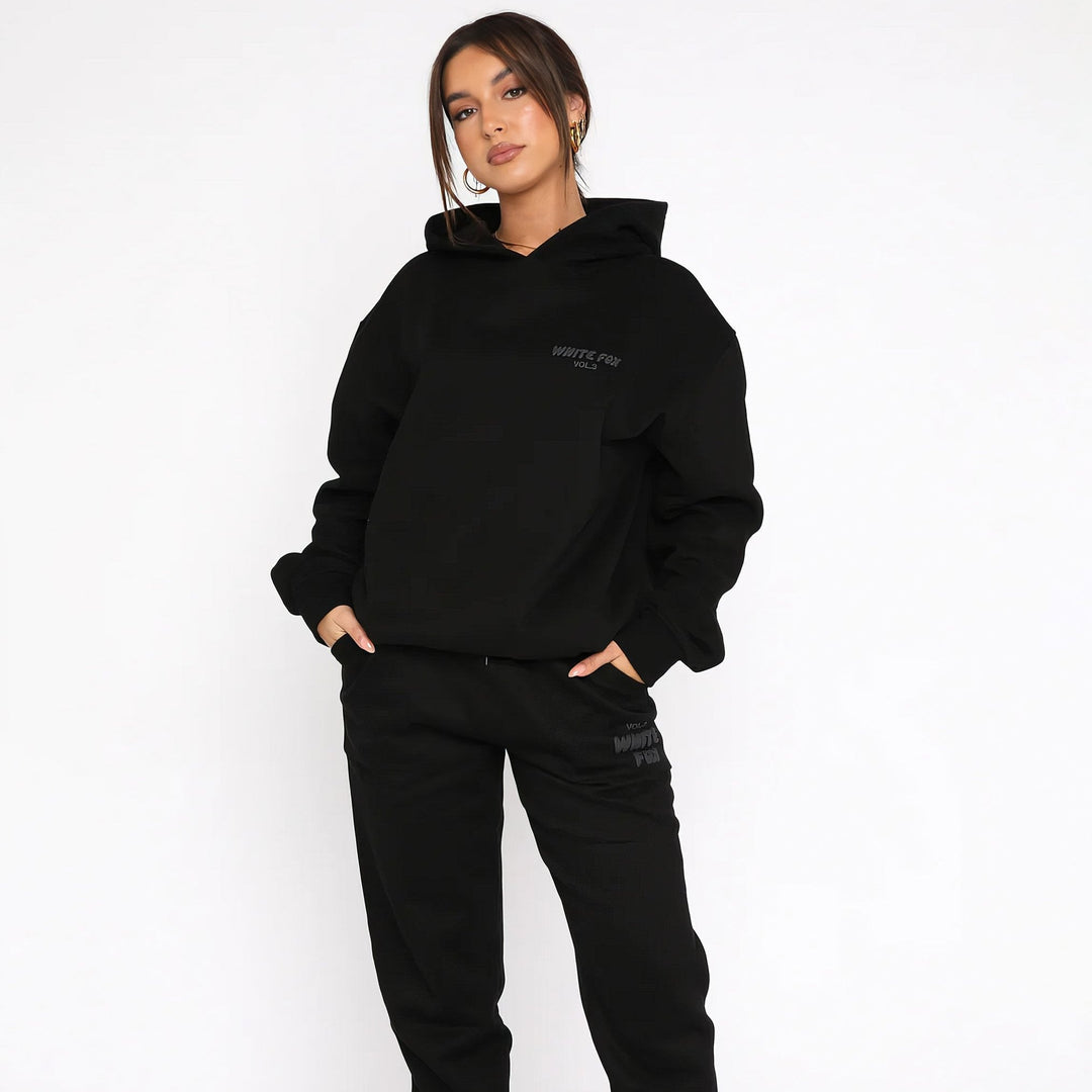 WhiteFox Set | Women’s Hoodie &amp; Jogger Tracksuit Set