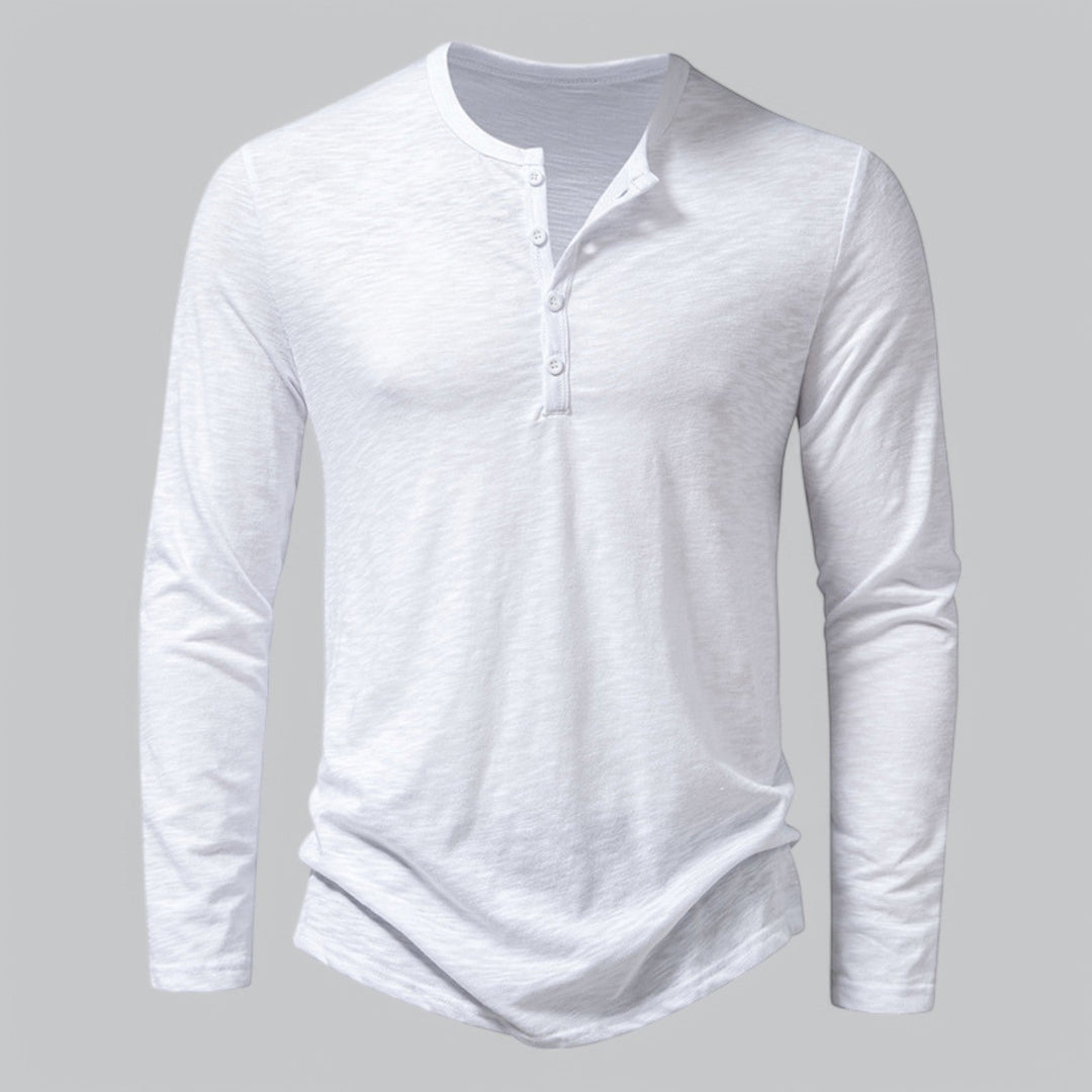 Coledro | Men’s Long-Sleeve Henley T-Shirt