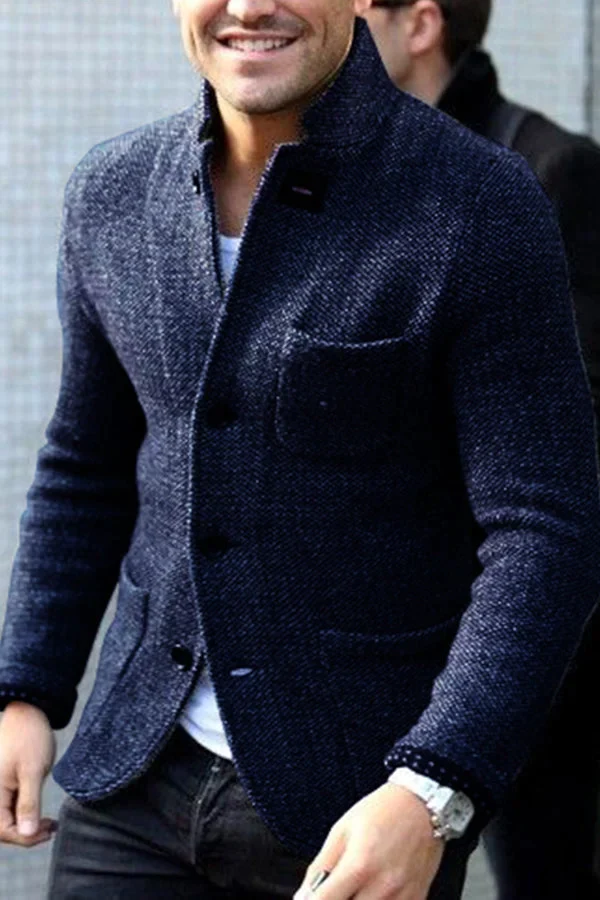 Rino | Men’s Retro Knit Cardigan Jacket