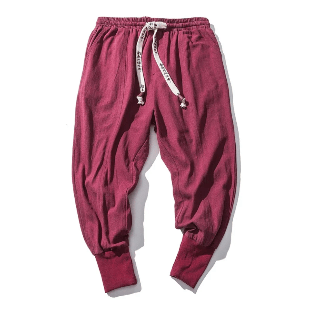 Kezno | Men’s Drop-Crotch Cotton Blend Pants