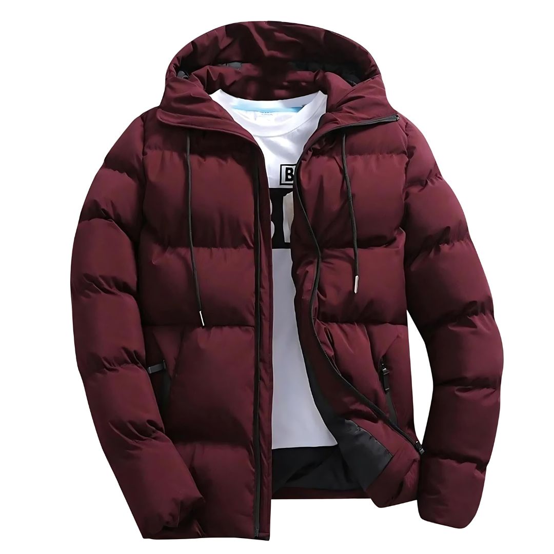 Albert | Men’s Puffer Winter Jacket with Hood