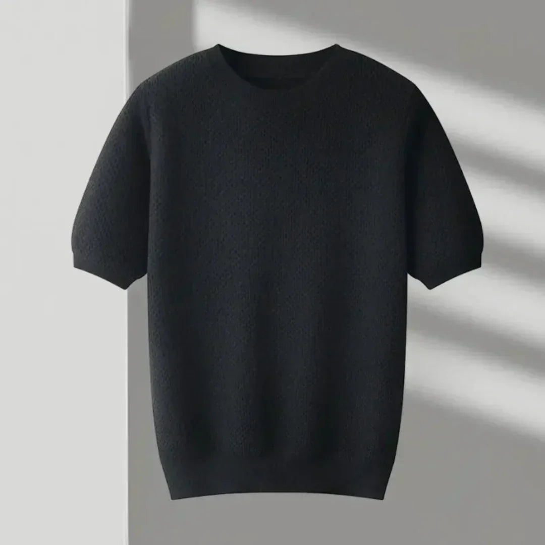Alverin | Men’s Pure Wool Crew Neck T-Shirt