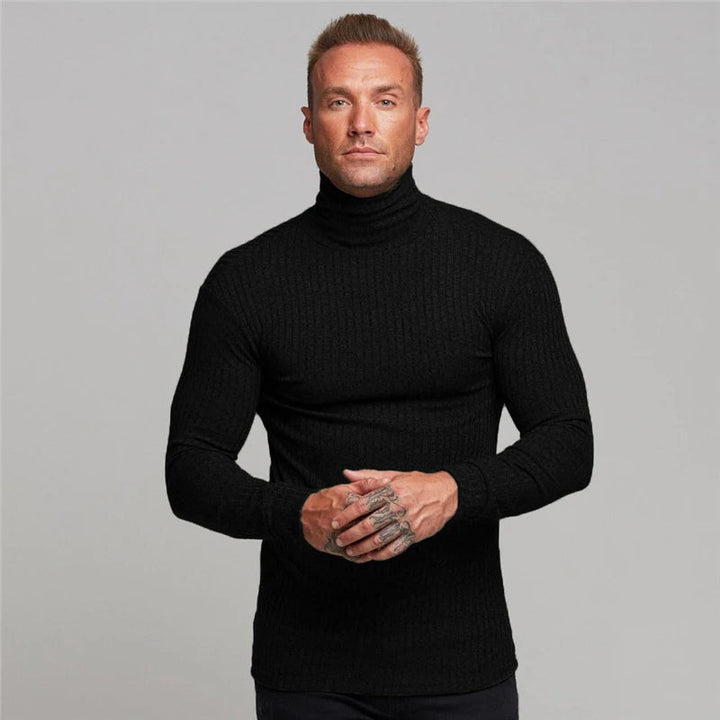 Alvero | Men’s Turtleneck Sweater with Modern Design