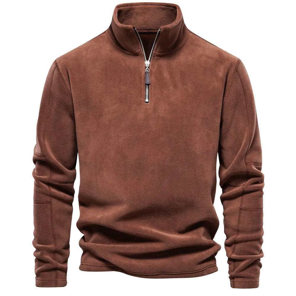 Alverto | Men’s Half-Zip Sweater for Cozy Autumn Wear