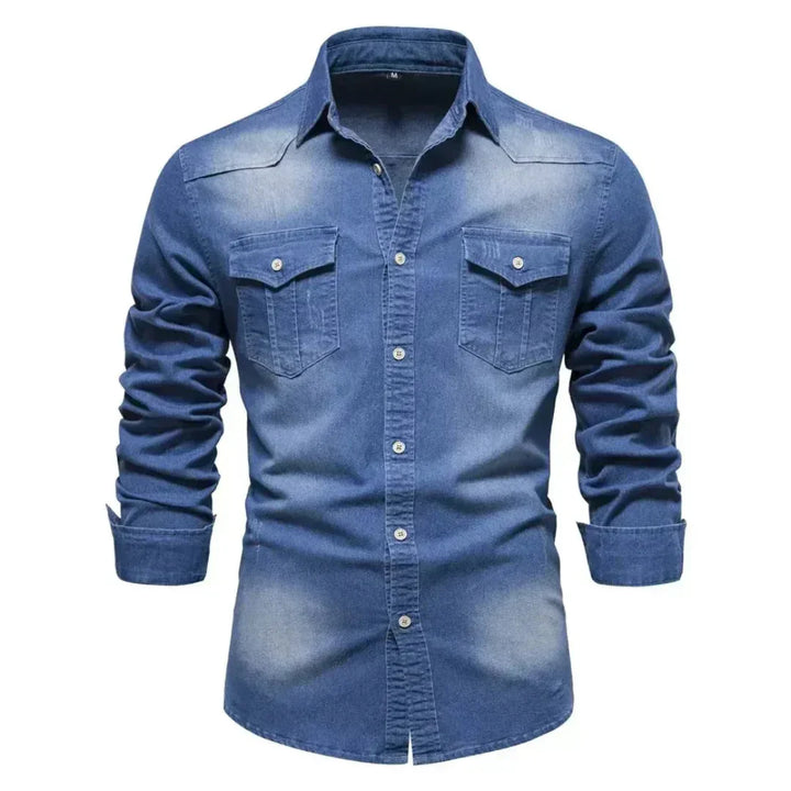 Neon | Men’s Long Sleeve Denim Shirt