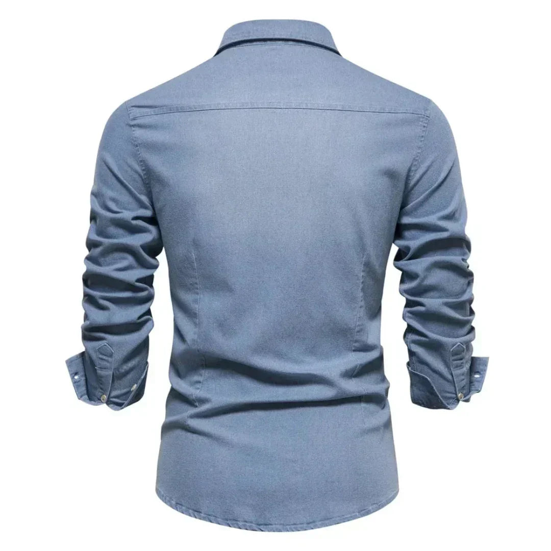 Neon | Men’s Long Sleeve Denim Shirt