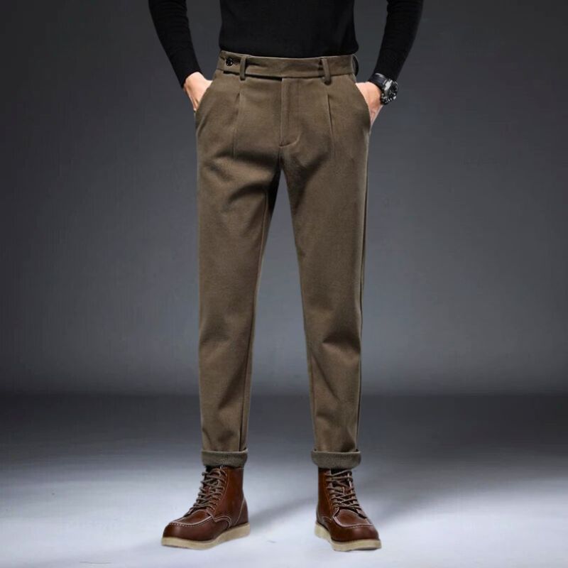 Asher | Men’s Tailored Soft Fabric Trousers