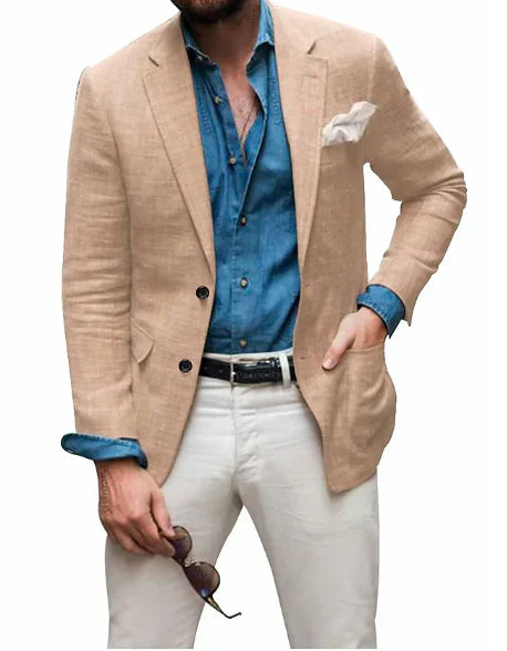 Livino | Men’s Breathable Linen Blazer