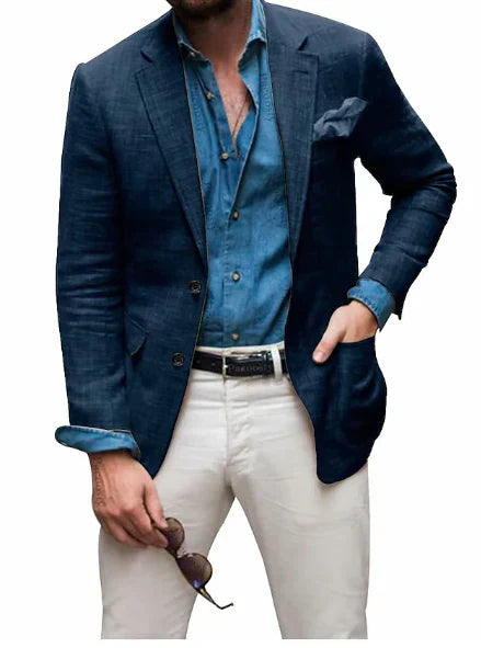 Livino | Men’s Breathable Linen Blazer