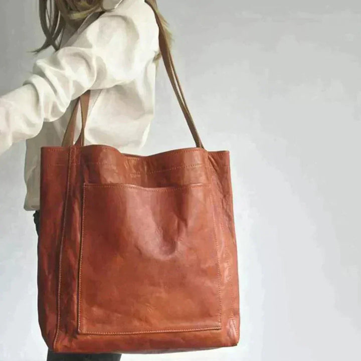Selvianne | Women’s Versatile Leather Tote Bag