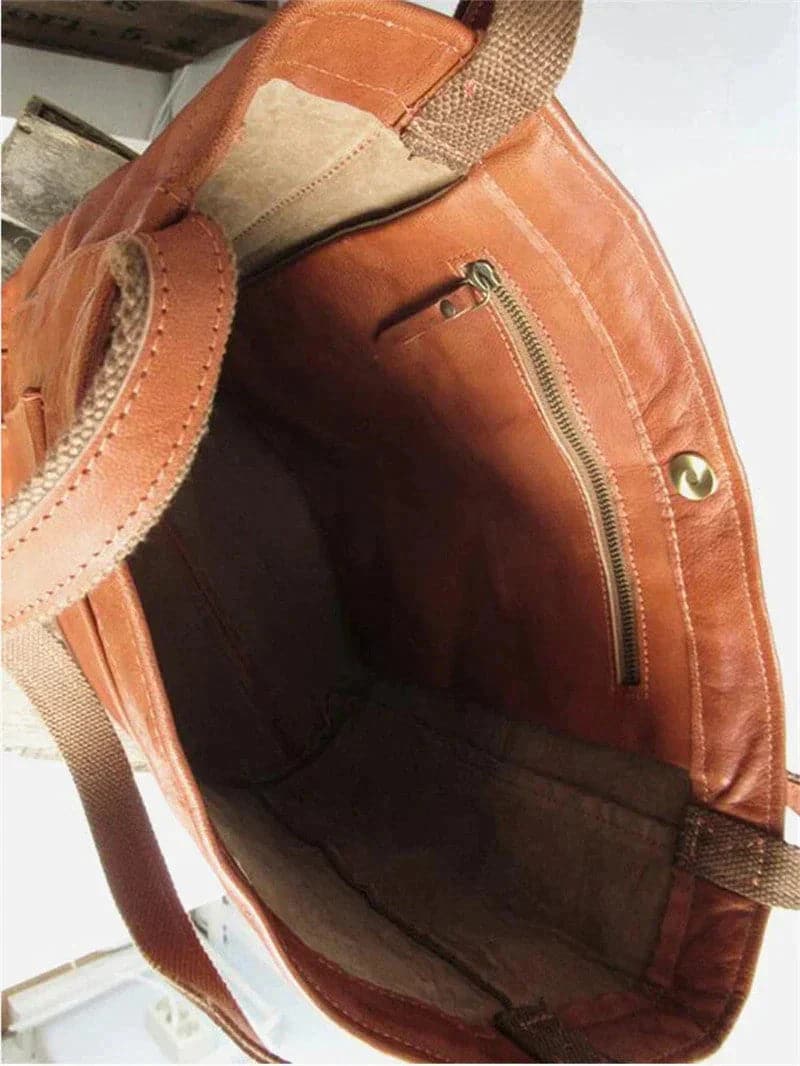 Selvianne | Women’s Versatile Leather Tote Bag