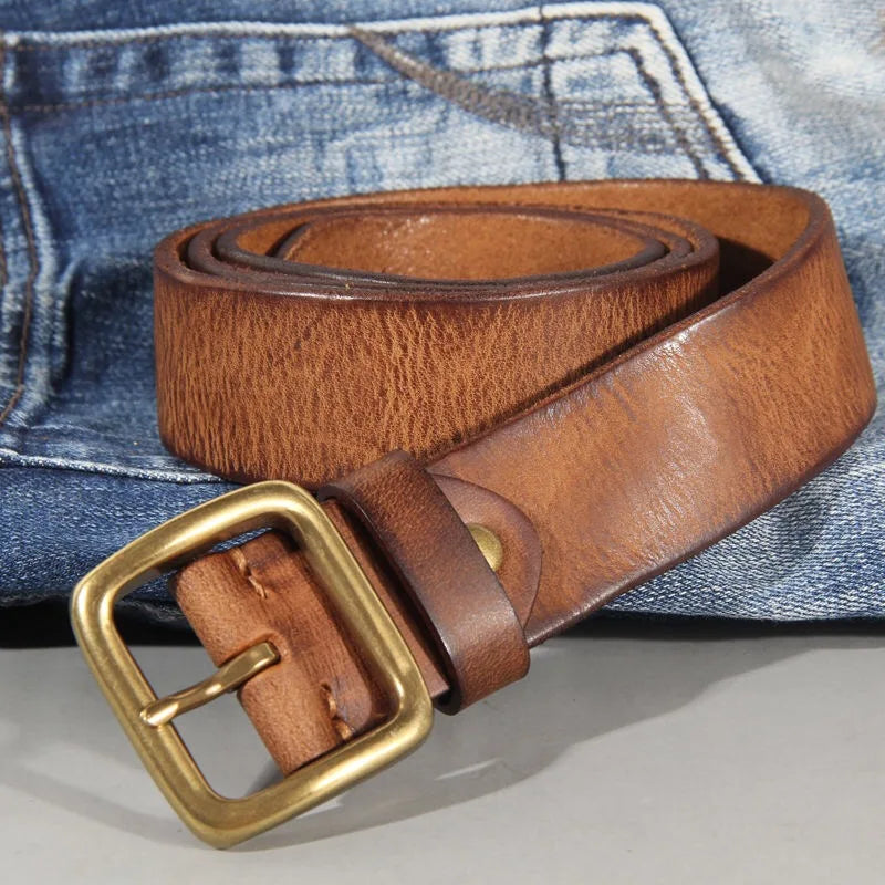 Bravino | Men’s Genuine Cowhide Leather Belt