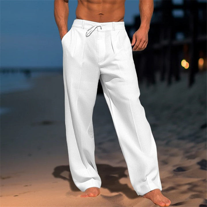 Brianie | Men’s Relaxed Fit Linen Trousers