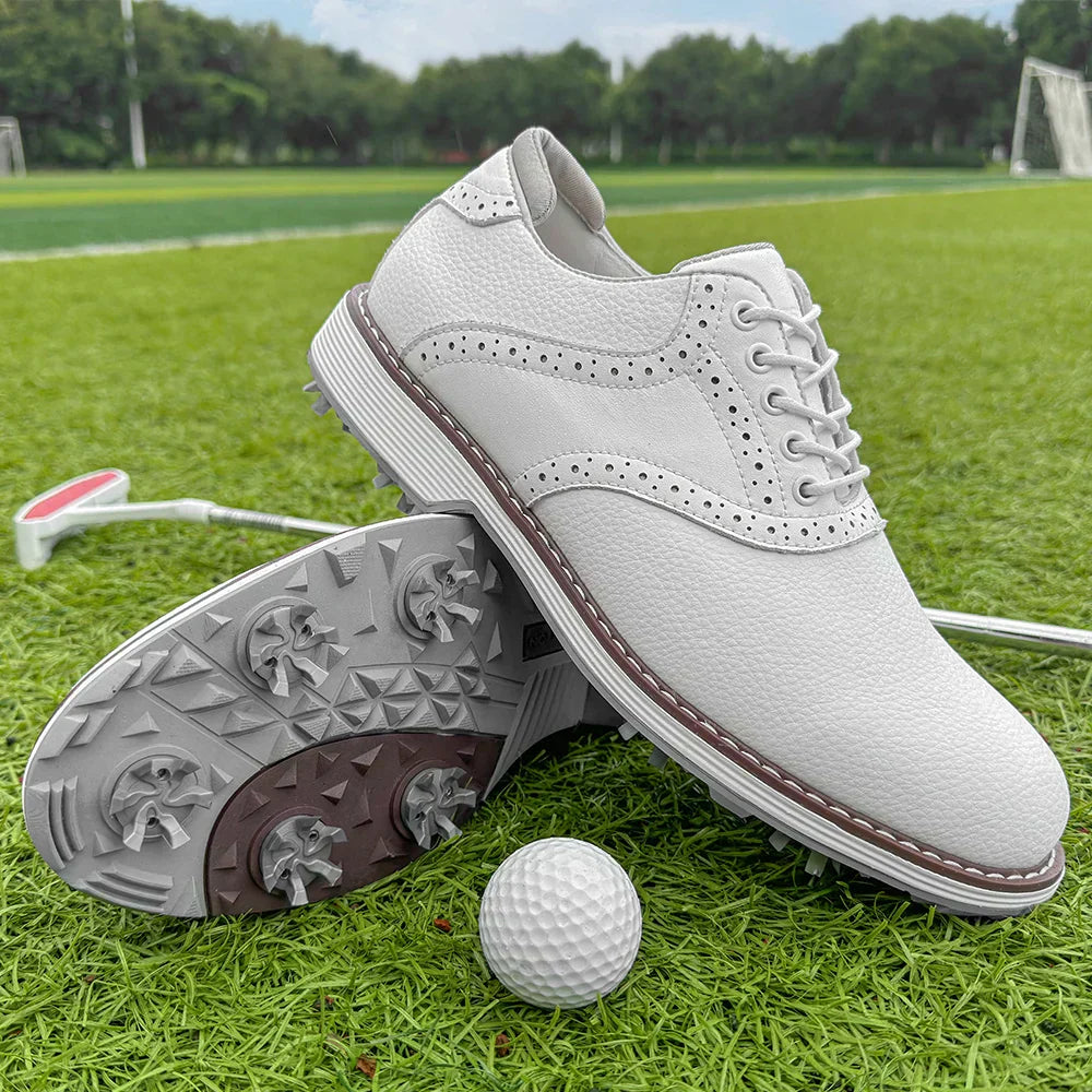 Brideo | Men’s Waterproof Leather Golf Shoes