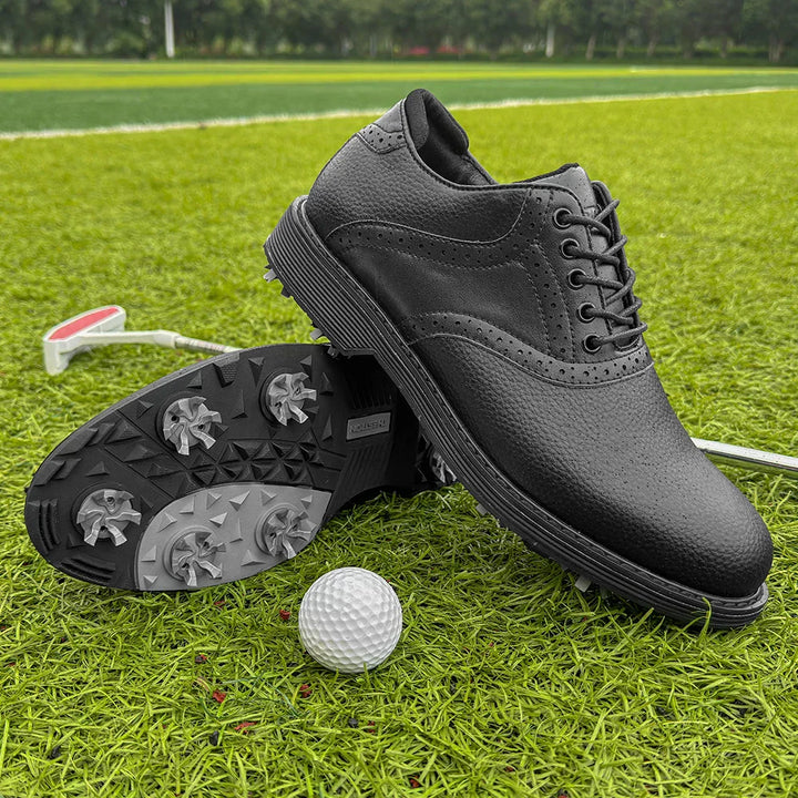 Brideo | Men’s Waterproof Leather Golf Shoes