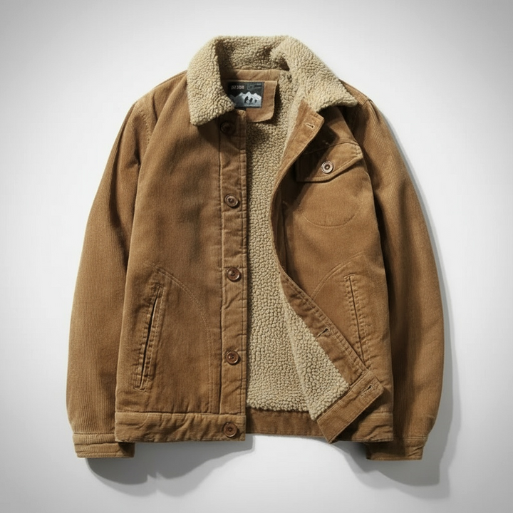 Brooks | Men’s Corduroy Fleece Lined Jacket